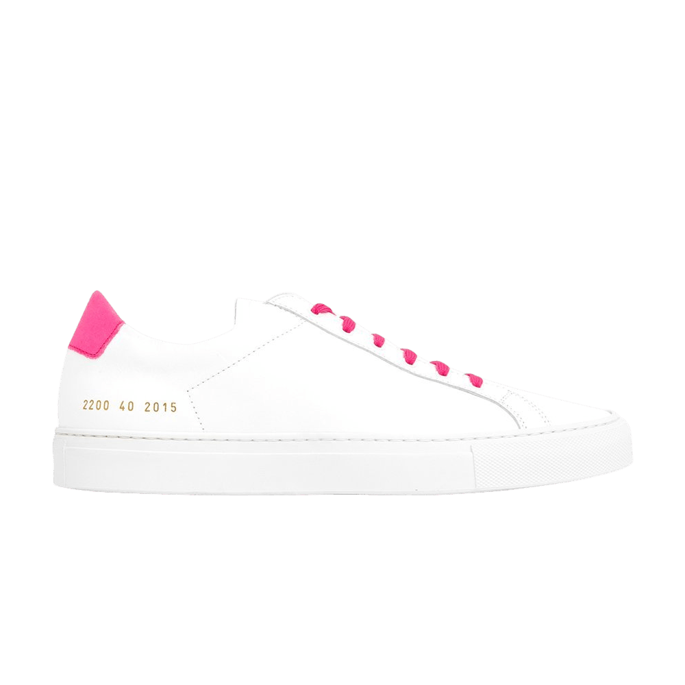Common Projects Fluro Low White & Pink 2200-2015 - view 1