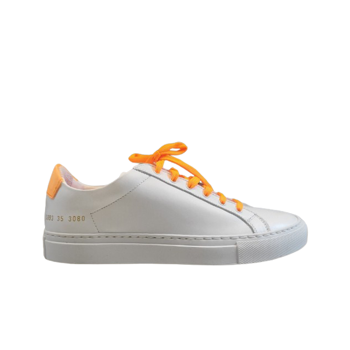 Woman by Common Projects Fluro Low White & Orange 3893-3080 - view 1