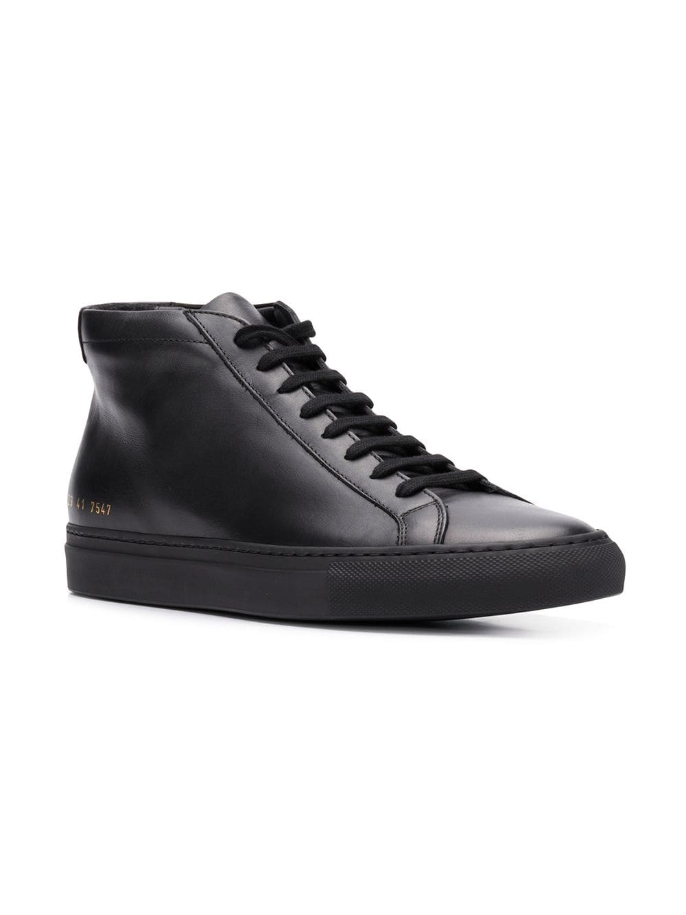 Woman by Common Projects Original Achilles Mid Black - product view 3