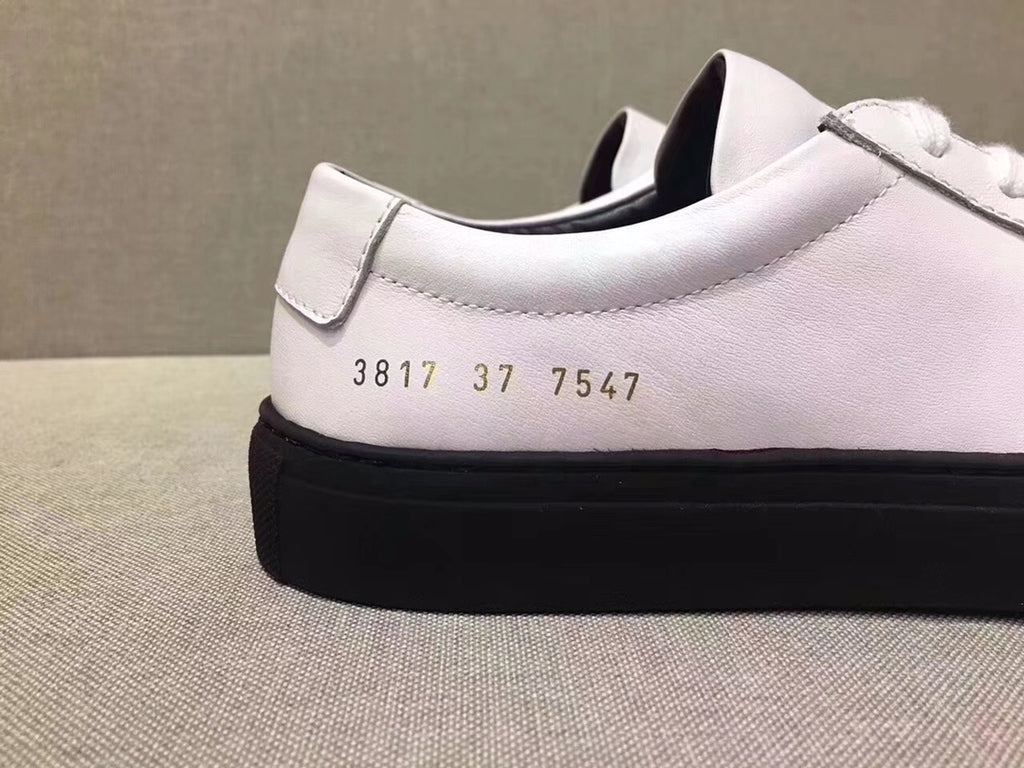 Common Projects Contrast Sole Low White & Black Sole 2102-7547 - view 4