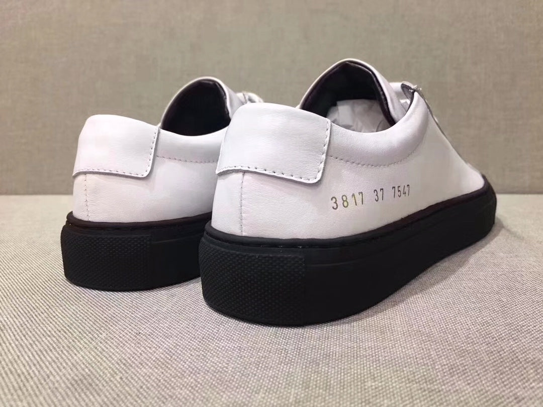 Woman by Common Projects Contrast Sole Low White & Black Sole 3817-7547 - view 5