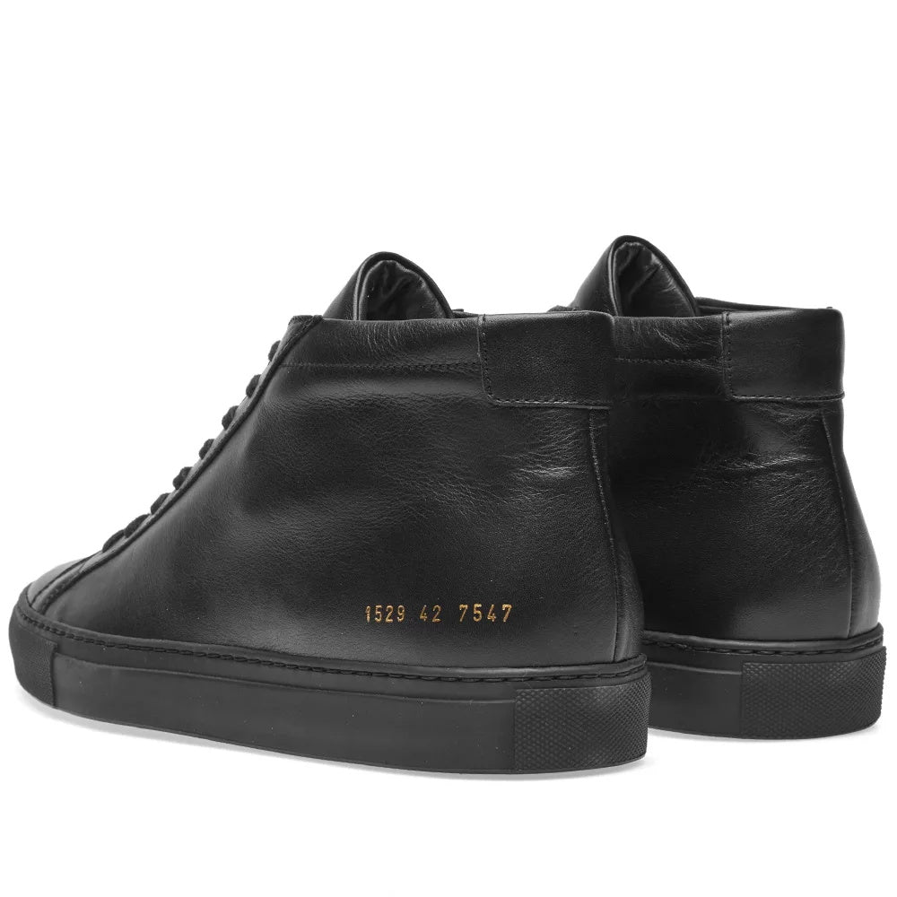 Common Projects Original Achilles Mid Black - product view 3
