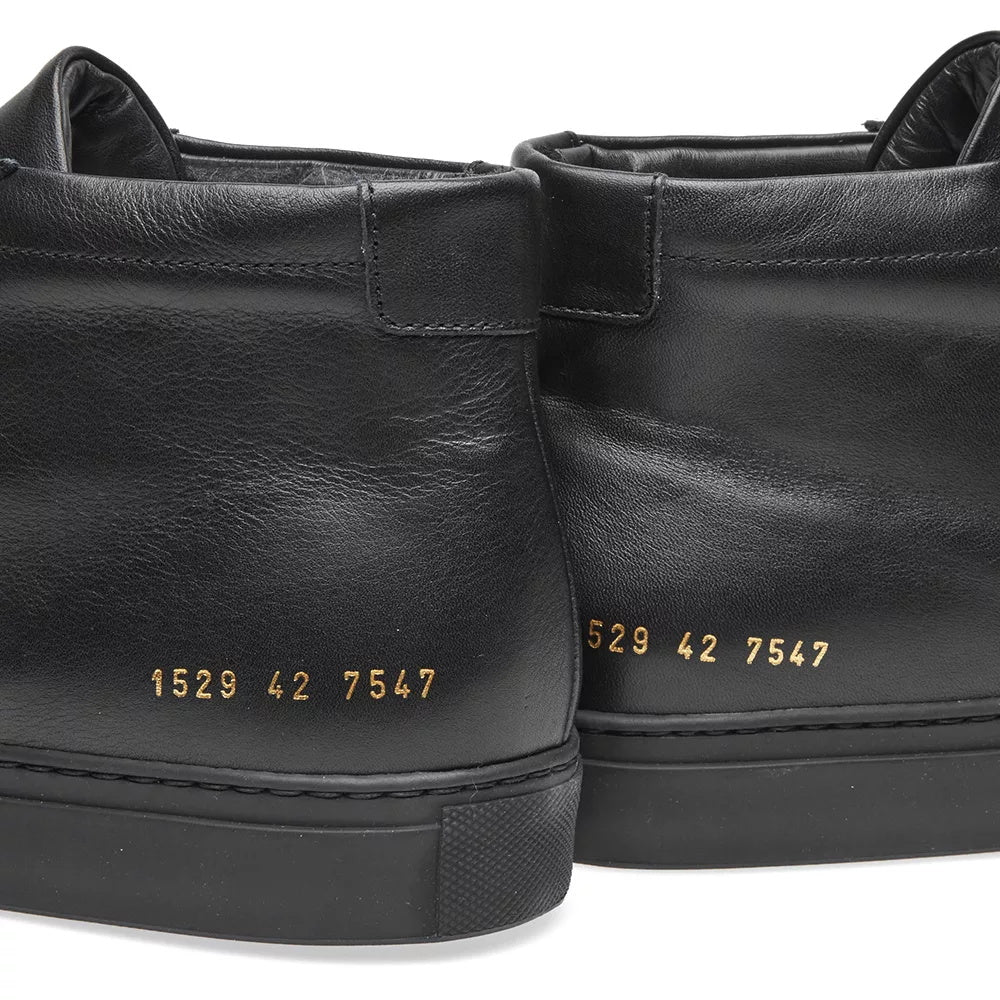 Common Projects Original Achilles Mid Black - product view 4