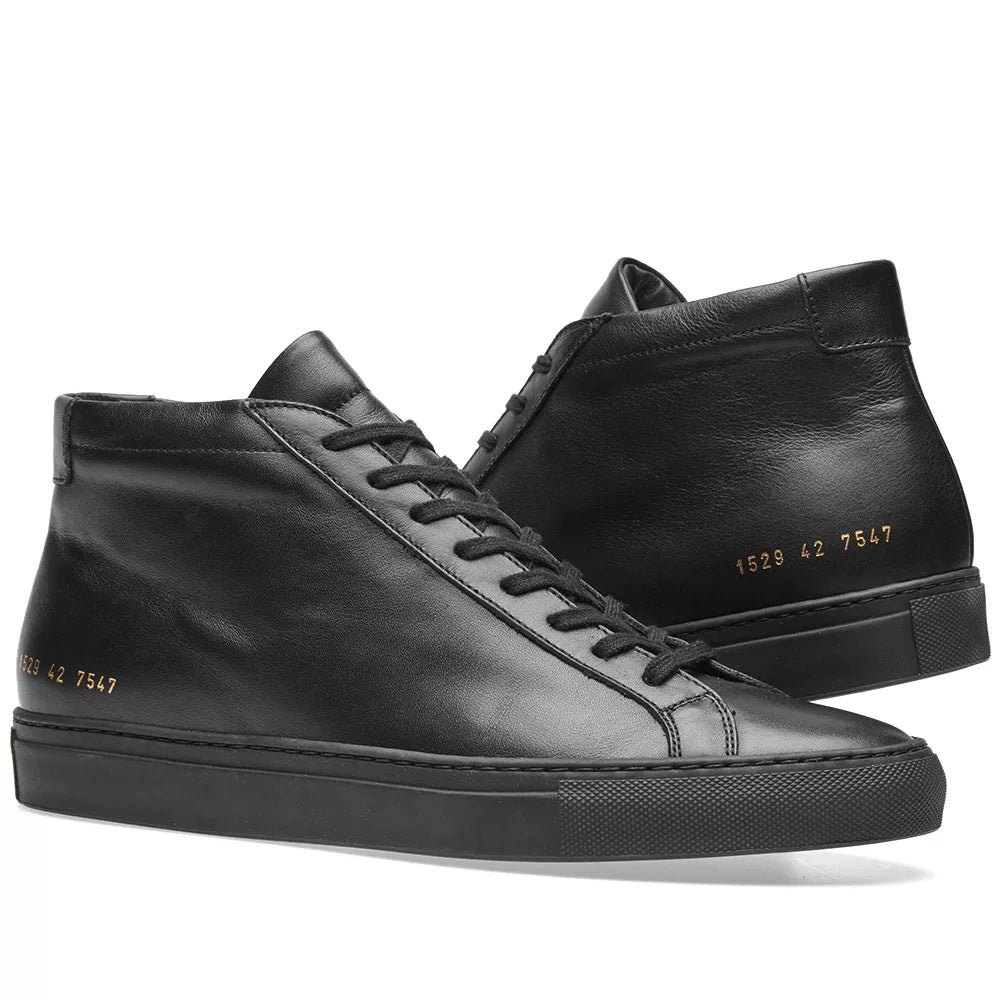 Common Projects Original Achilles Mid Black - product view 7