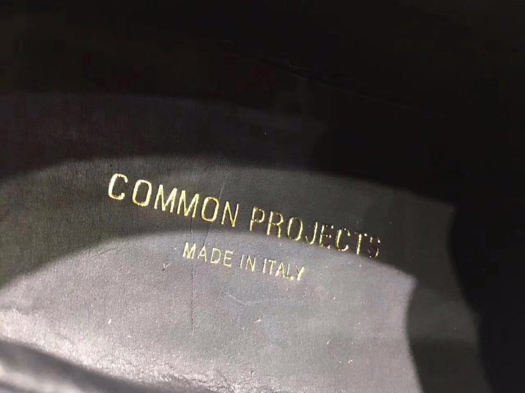 Common Projects Contrast Sole Low White & Black Sole 2102-7547 - view 8