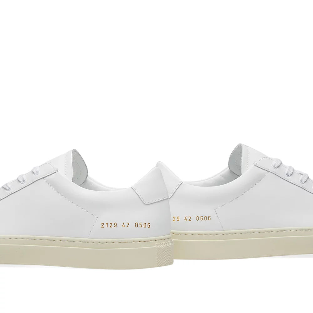 Common Projects Achilles Retro Low White & White - product view 5