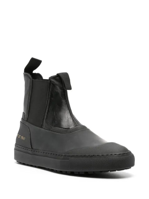 Common Projects leather Chelsea boots — Black - view 2