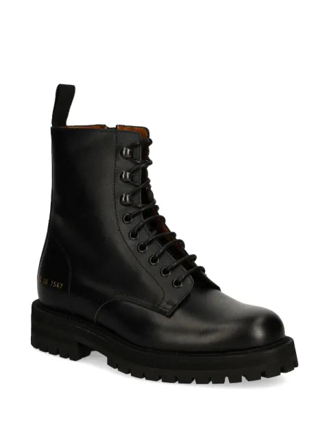 Common Projects leather boots — Black - view 2
