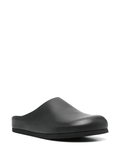 Common Projects leather mules — Black - view 2