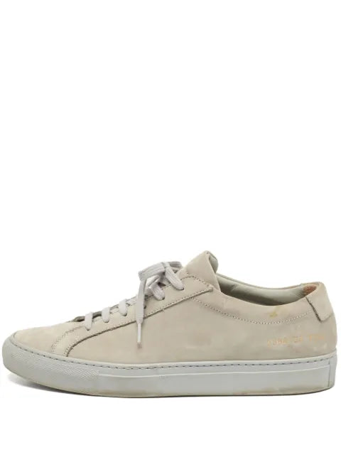 Common Projects pre-owned Achilles suede sneakers — Grey - view 1