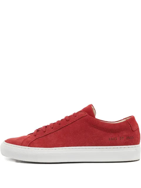 Common Projects pre-owned suede sneakers — Red - view 1