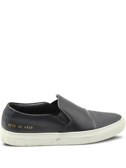 Common Projects leather slip-on sneakers — Black - view 1