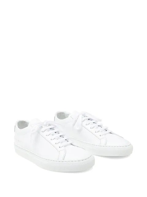 Common Projects lace-up leather sneakers — White - view 2