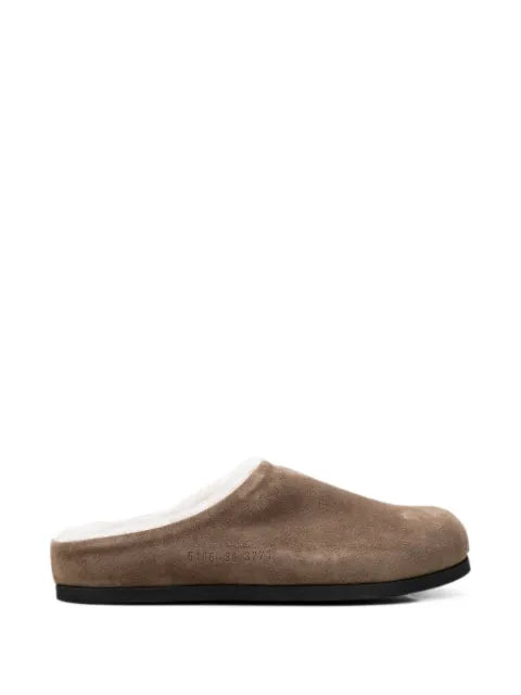 Common Projects suede mules — Brown - view 1