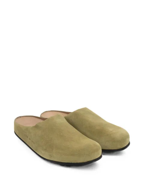 Common Projects suede slip-on mules — Green - view 2