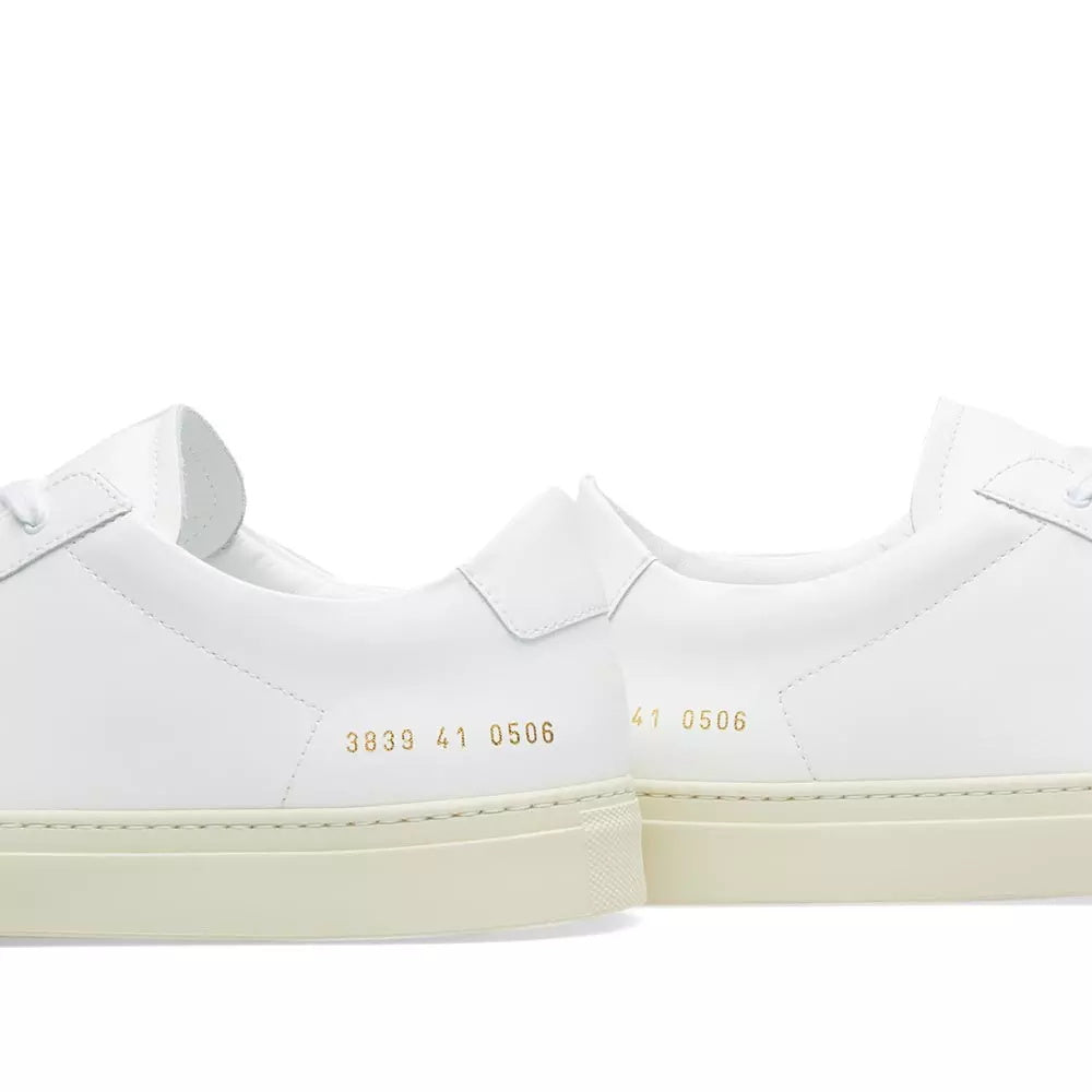 Woman by Common Projects Original Achilles Retro Low White & White - product view 4