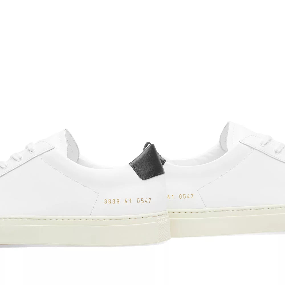 Woman by Common Projects Original Achilles Retro Low White & Black - product view 4