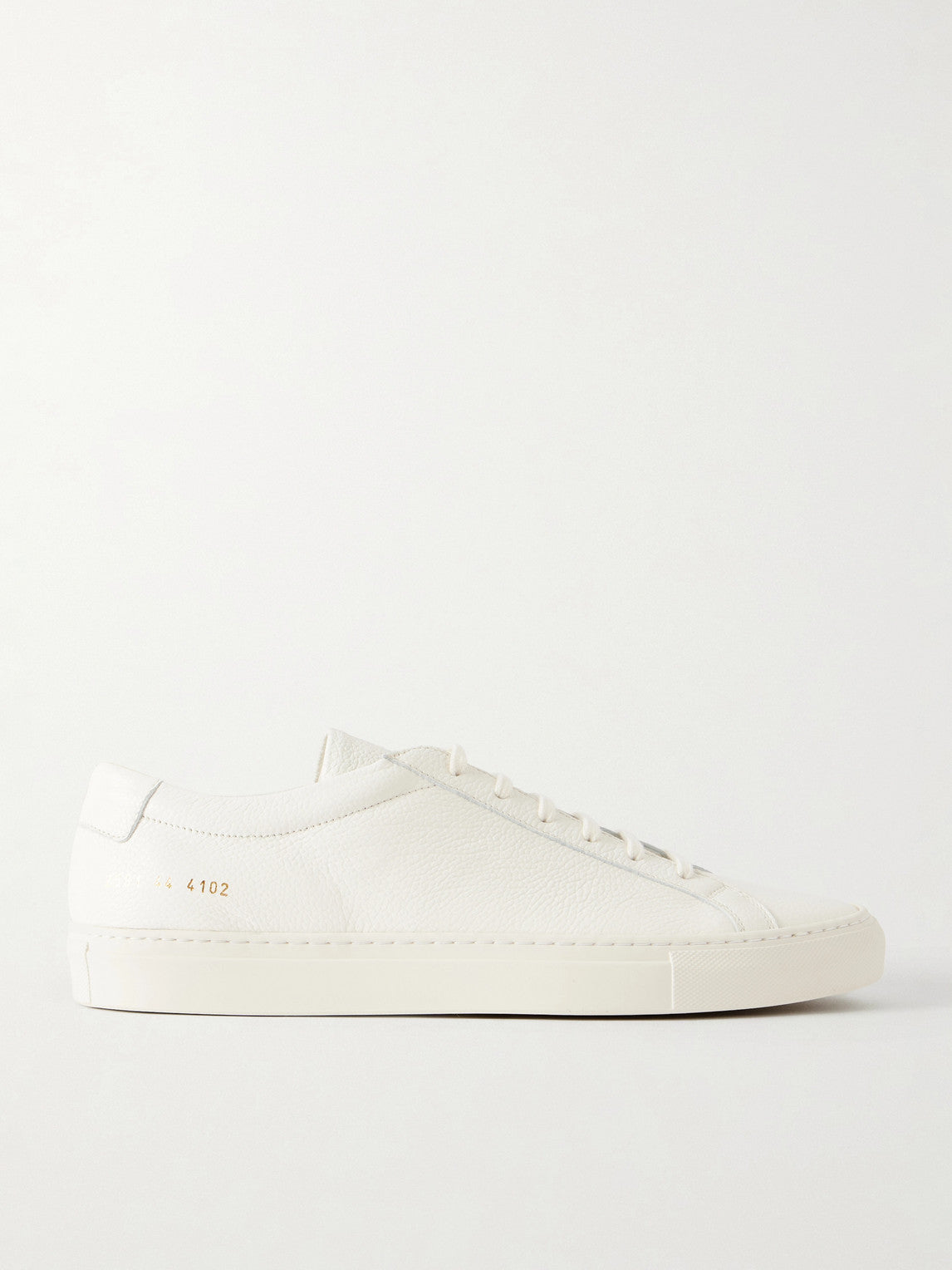 Common Projects Achilles Premium Full-Grain Leather Sneakers — White - view 1