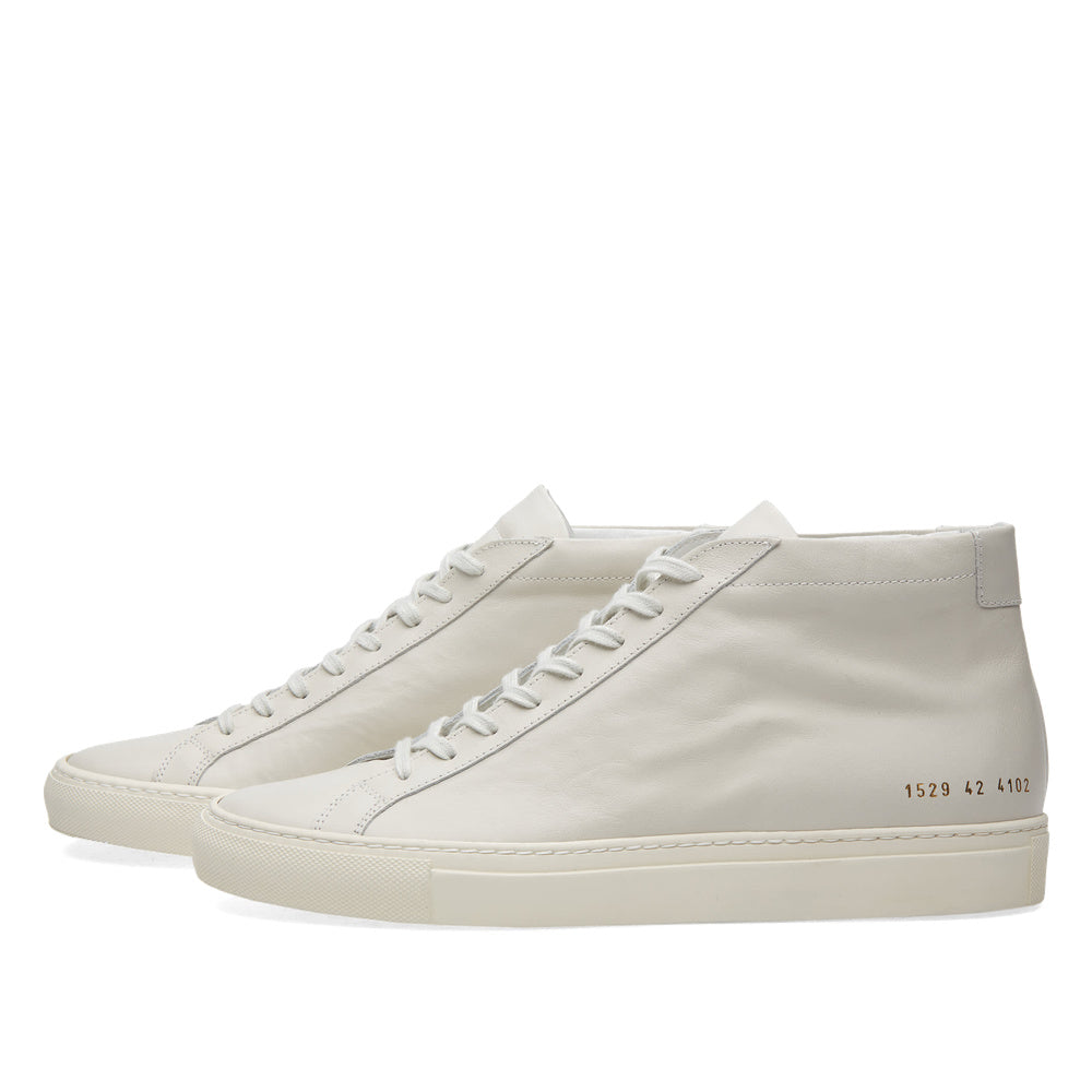 Woman by Common Projects Original Achilles Mid Beige Leather 3702-4102 — image 4