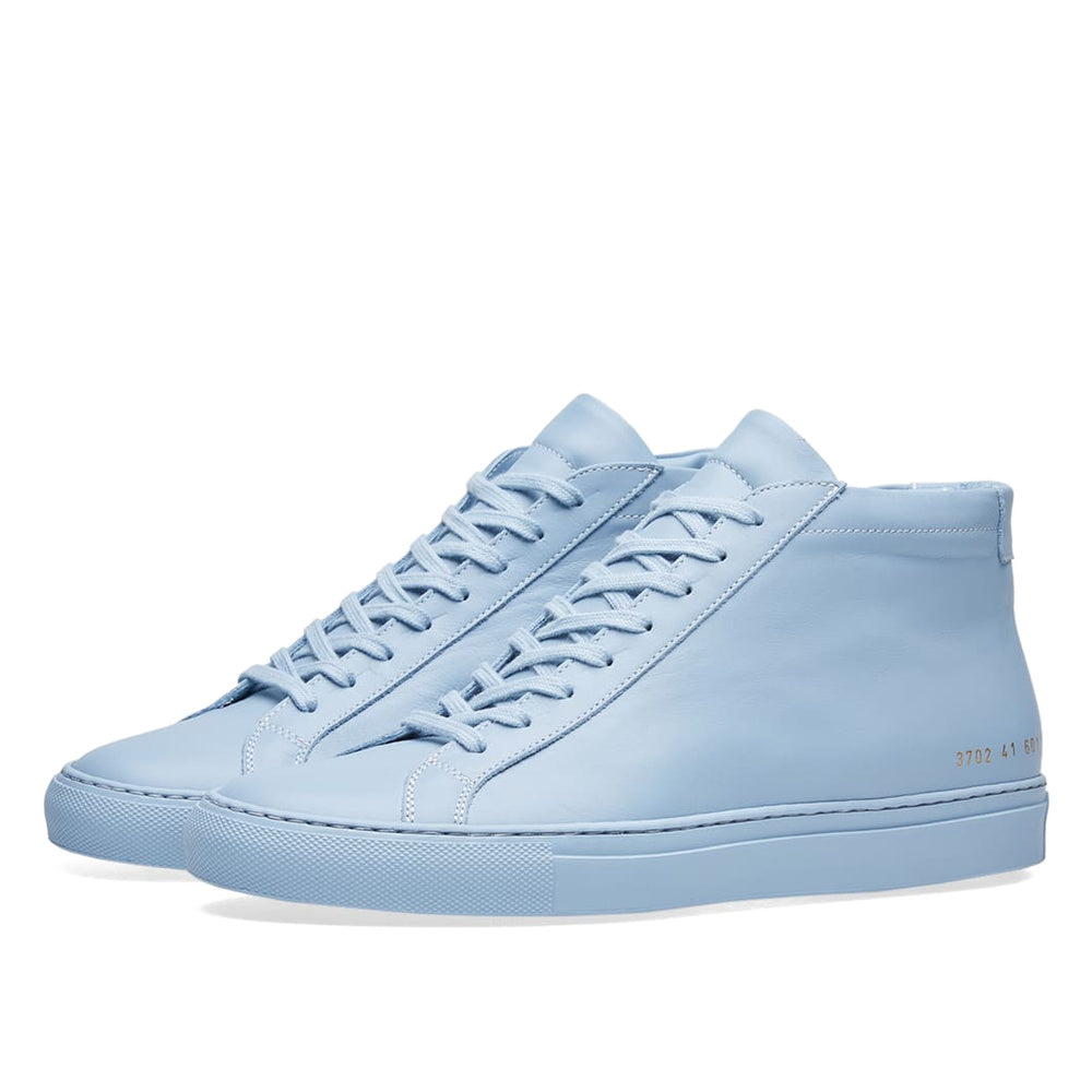 Woman by Common Projects Original Achilles Mid Powder Blue Leather 3702-6011 — image 1