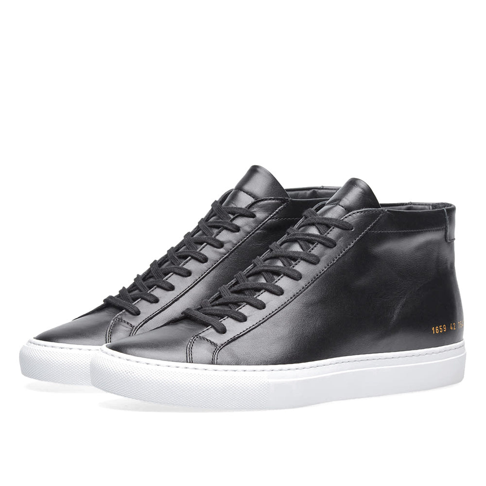 Woman by Common Projects Original Achilles Mid Black & White 3803-7547 — image 1