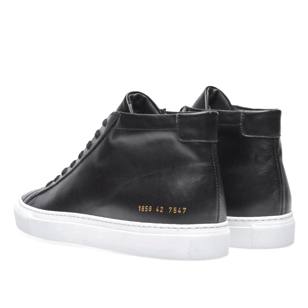Woman by Common Projects Original Achilles Mid Black & White 3803-7547 — image 3