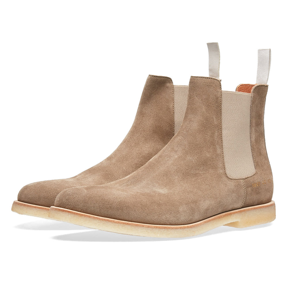 Woman by Common Projects Chelsea Boot Taupe Suede 3801-0240 — image 1