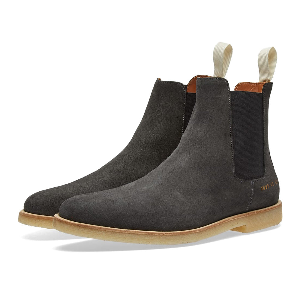 Woman by Common Projects Chelsea Boot Dark Grey Suede 3801-5472 — image 1