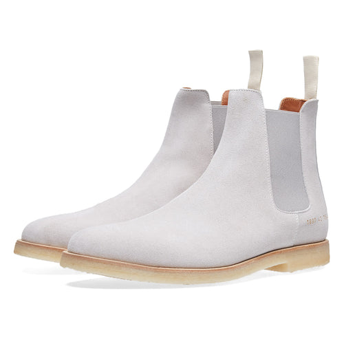 Woman by Common Projects Chelsea Boot Light Grey Suede 3801-7543 — image 1