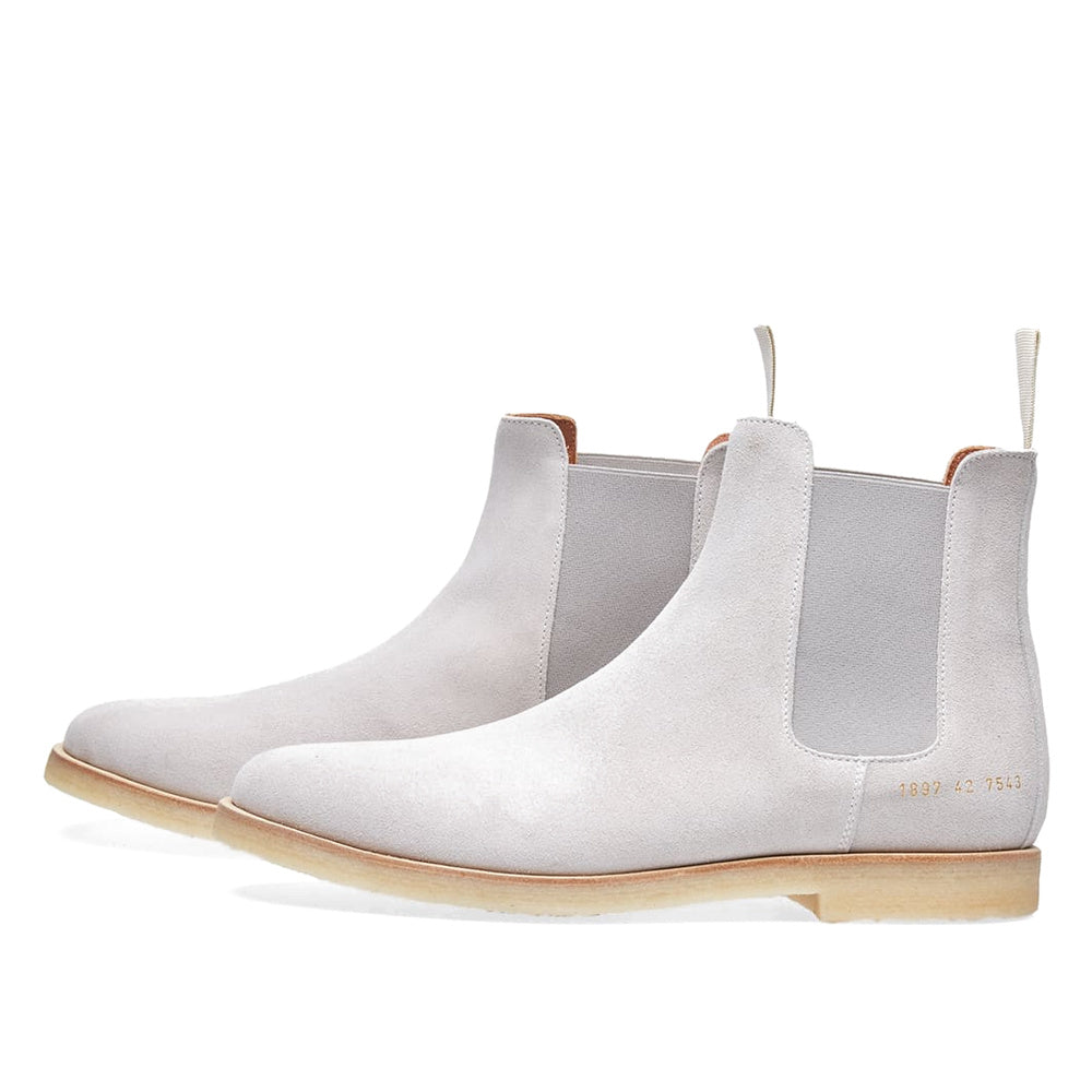 Woman by Common Projects Chelsea Boot Light Grey Suede 3801-7543 — image 2