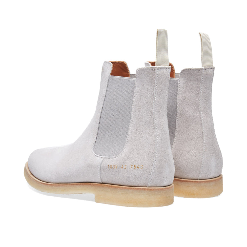 Woman by Common Projects Chelsea Boot Light Grey Suede 3801-7543 — image 3