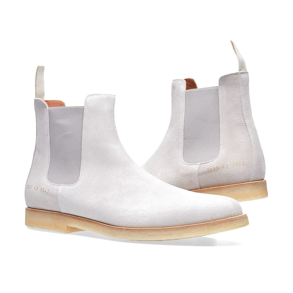 Woman by Common Projects Chelsea Boot Light Grey Suede 3801-7543 — image 7