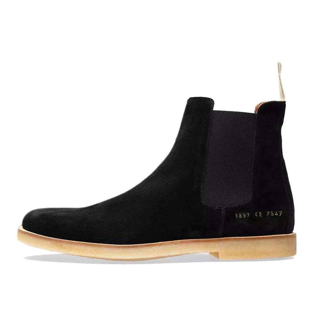Woman by Common Projects Chelsea Boot Black Suede 3801-7547 — image 1