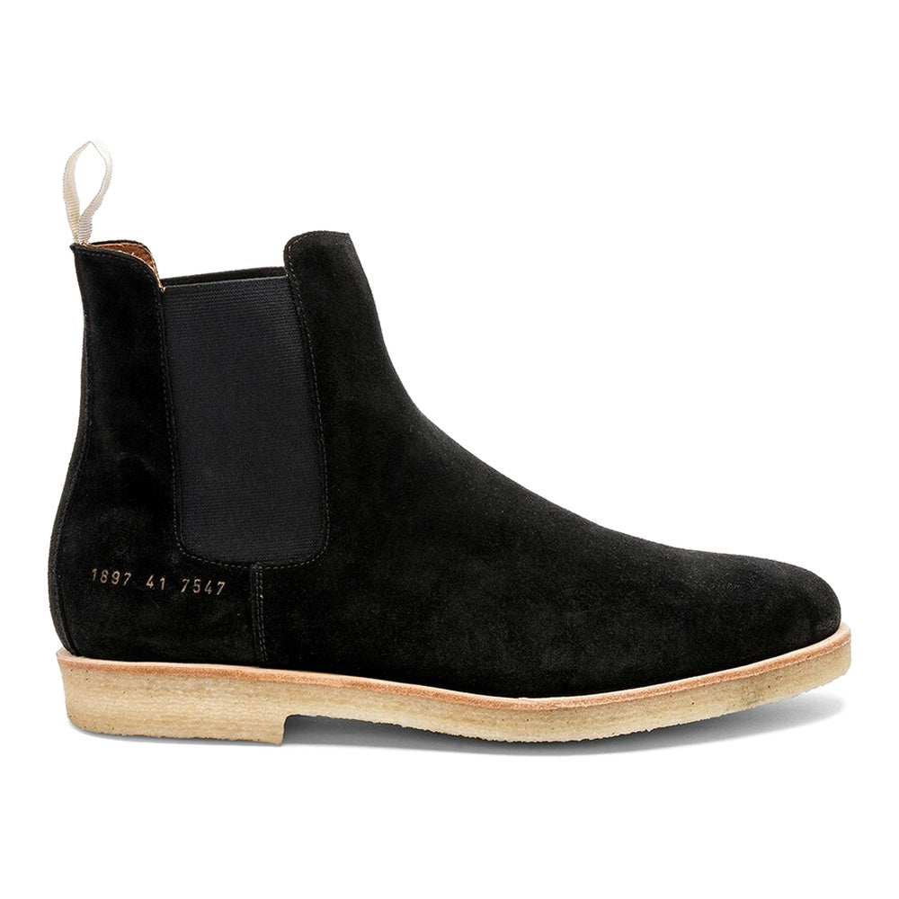Woman by Common Projects Chelsea Boot Black Suede 3801-7547 — image 3