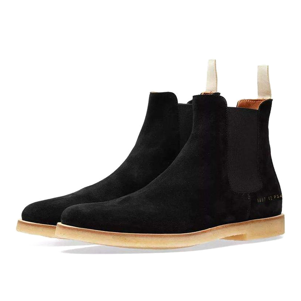 Woman by Common Projects Chelsea Boot Black Suede 3801-7547 — image 7
