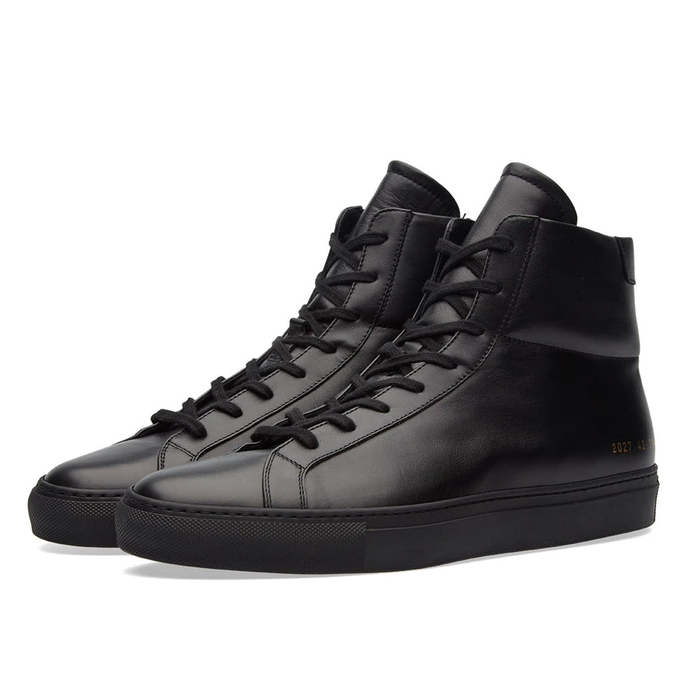 Common Projects Original Achilles High Black Leather 2027-7547 — image 1