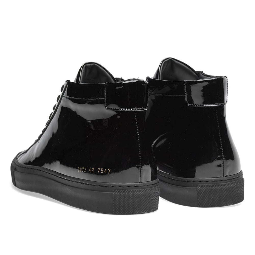 Woman by Common Projects Original Achilles Mid Patent Black Patent 3794-7547 — image 3