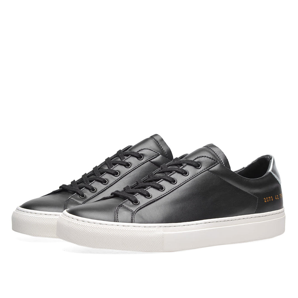 Woman by Common Projects Achilles Retro Low Black & Silver 3798-7547 — image 1