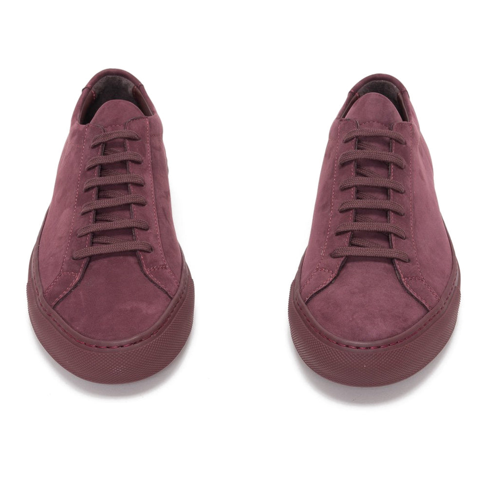 Woman by Common Projects Original Achilles Low Nubuck Bordeaux Nubuck 3815-3497 — image 4