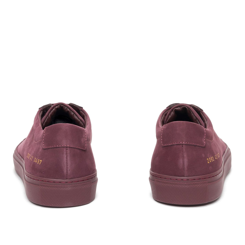 Woman by Common Projects Original Achilles Low Nubuck Bordeaux Nubuck 3815-3497 — image 5