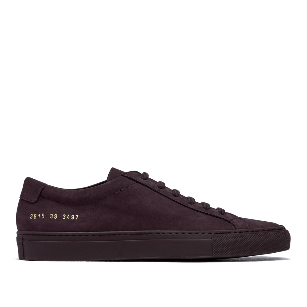 Woman by Common Projects Original Achilles Low Nubuck Bordeaux Nubuck 3815-3497 — image 6