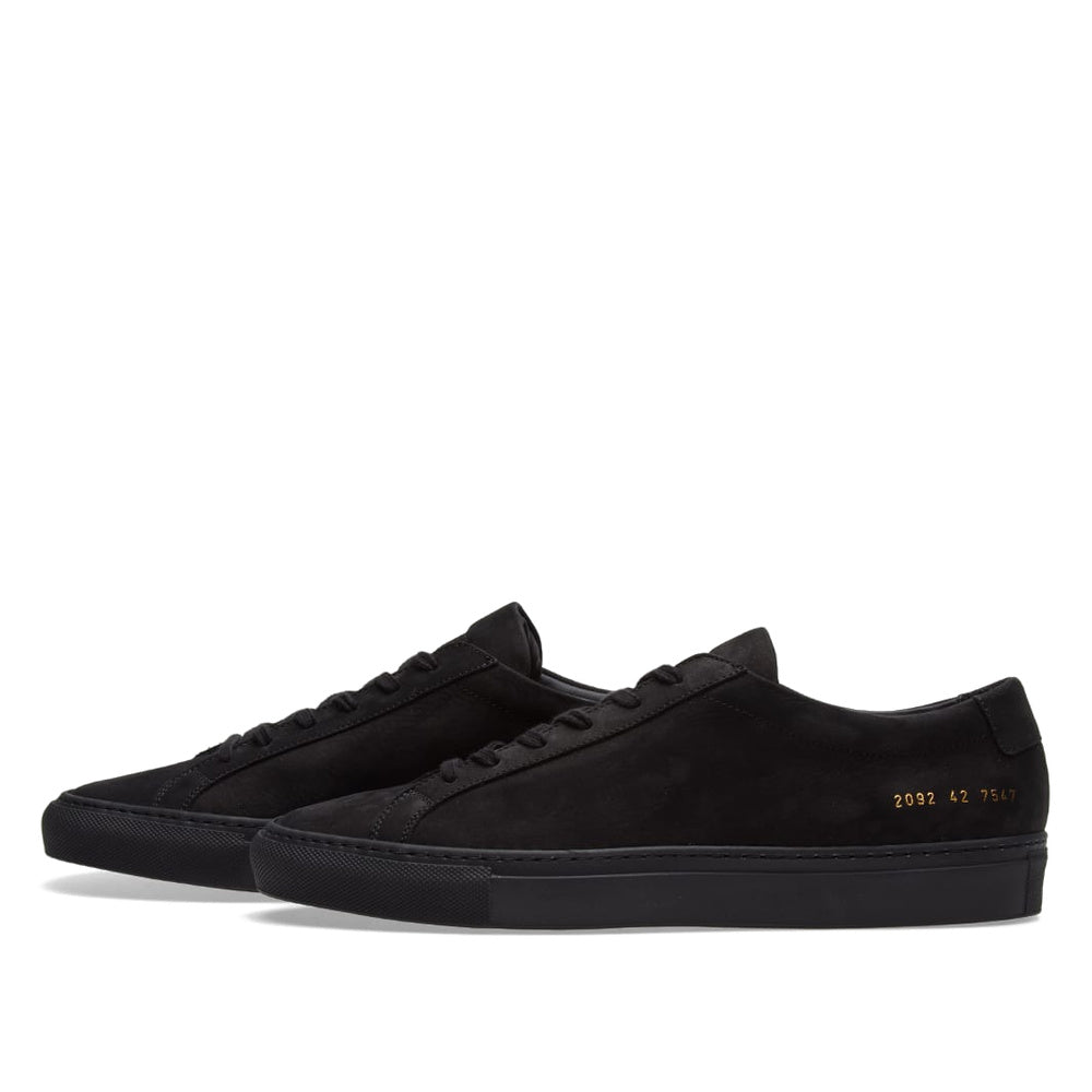 Woman by Common Projects Original Achilles Low Nubuck Black Nubuck 3815-7547 — image 2