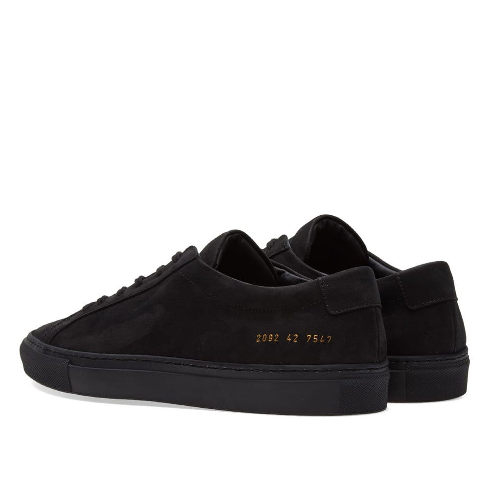 Woman by Common Projects Original Achilles Low Nubuck Black Nubuck 3815-7547 — image 3