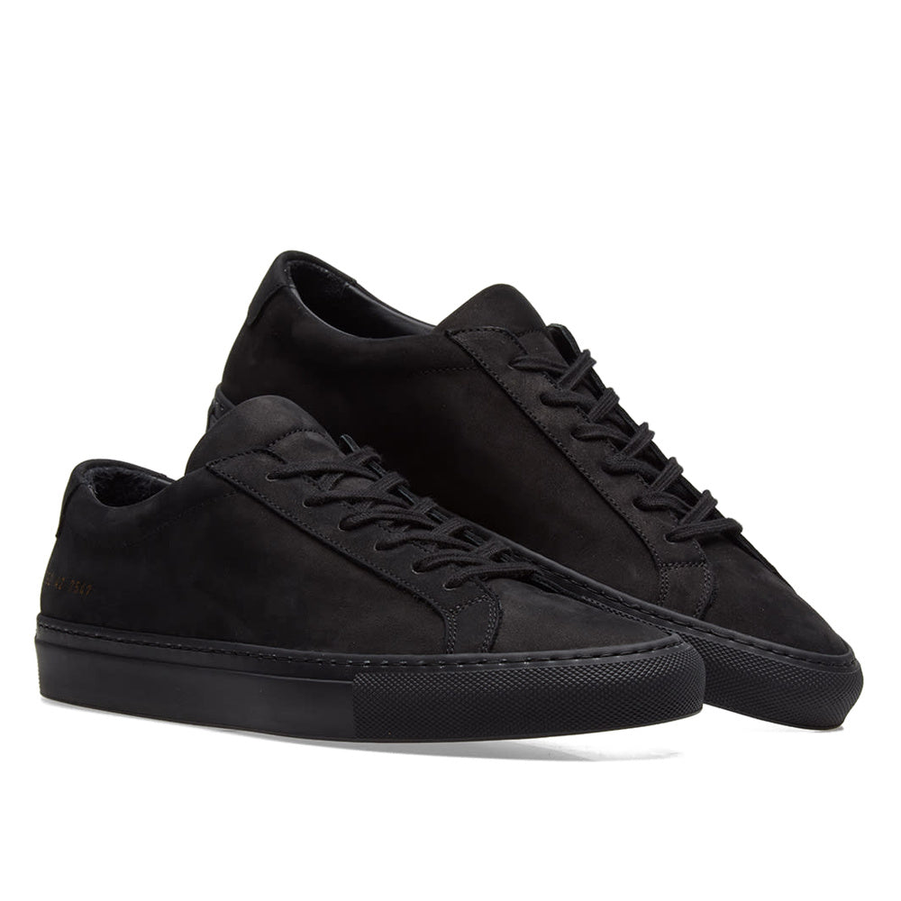 Woman by Common Projects Original Achilles Low Nubuck Black Nubuck 3815-7547 — image 7