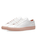Woman by Common Projects Contrast Sole Low White & Pink Sole 3817-2015 — image 1
