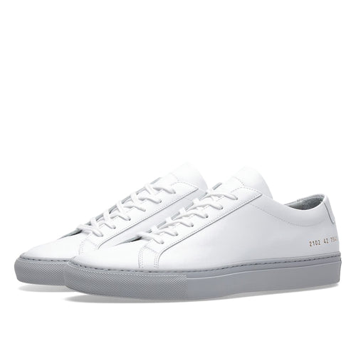 Woman by Common Projects Contrast Sole Low White & Grey Sole 3817-7543 — image 1