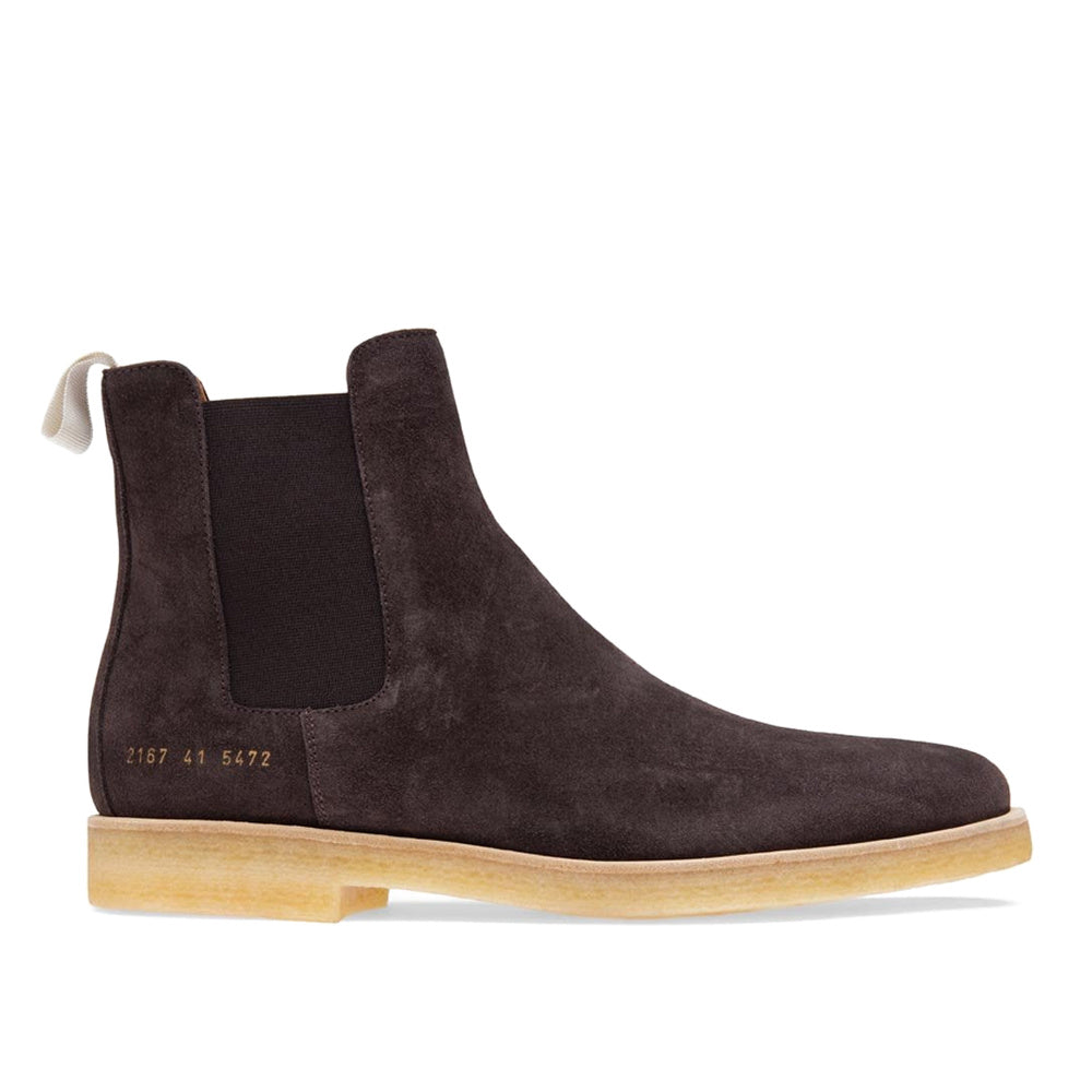 Woman by Common Projects Chelsea Boot Dark Brown Suede 3870-5472 — image 2