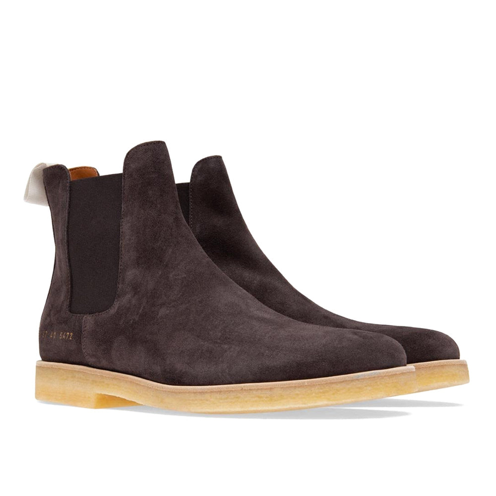 Woman by Common Projects Chelsea Boot Dark Brown Suede 3870-5472 — image 3