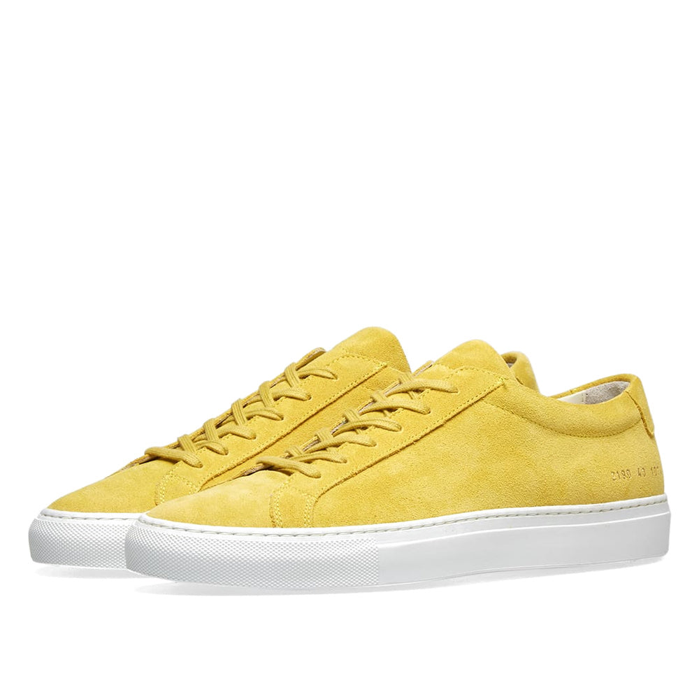 Woman by Common Projects Original Achilles Low Suede Yellow Suede 3883-1074 — image 1
