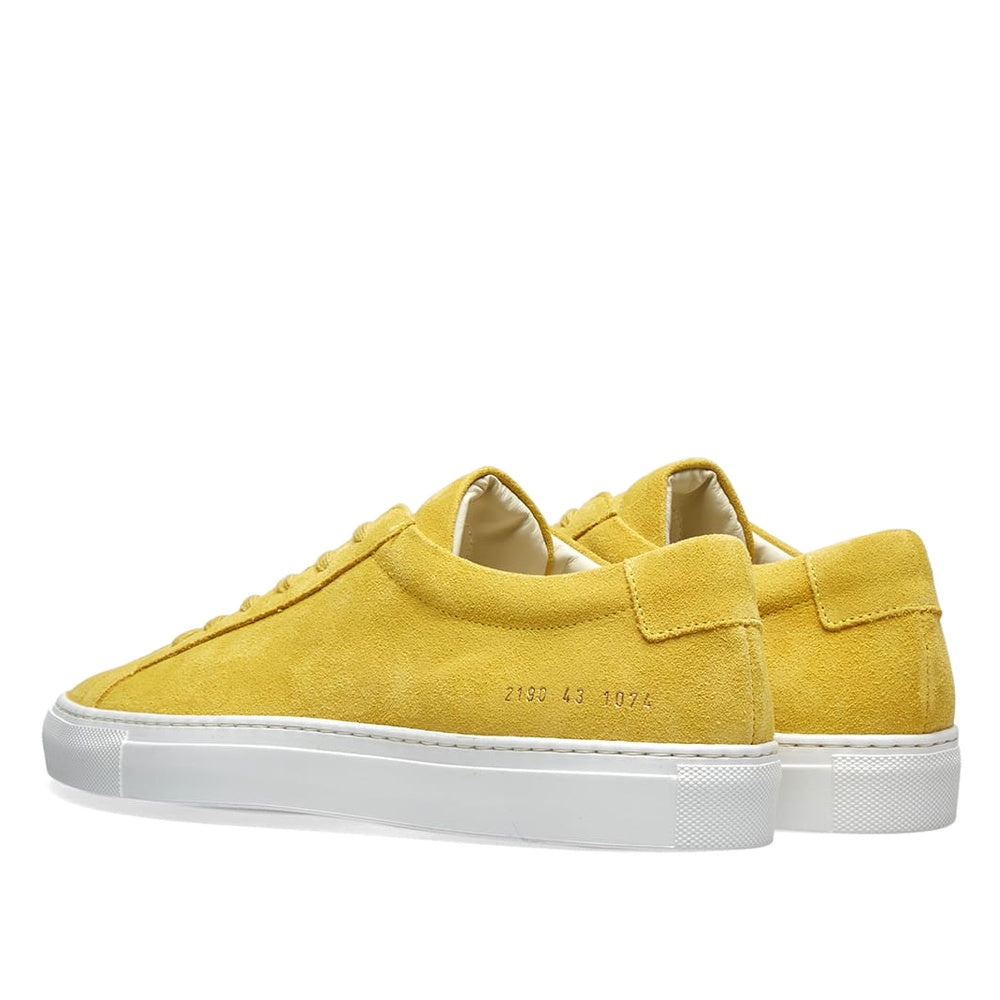 Woman by Common Projects Original Achilles Low Suede Yellow Suede 3883-1074 — image 3